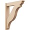 Ekena Millwork 6-in W x 28-in D x 34-in H Funston Trad Rough Cedar Woodgrain TimberThane Outlooker, Primed Tan OUTUR060X28X34FST04RCPR - alternate 1
